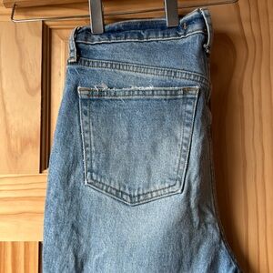 Free people, high-rise, distressed denim jeans